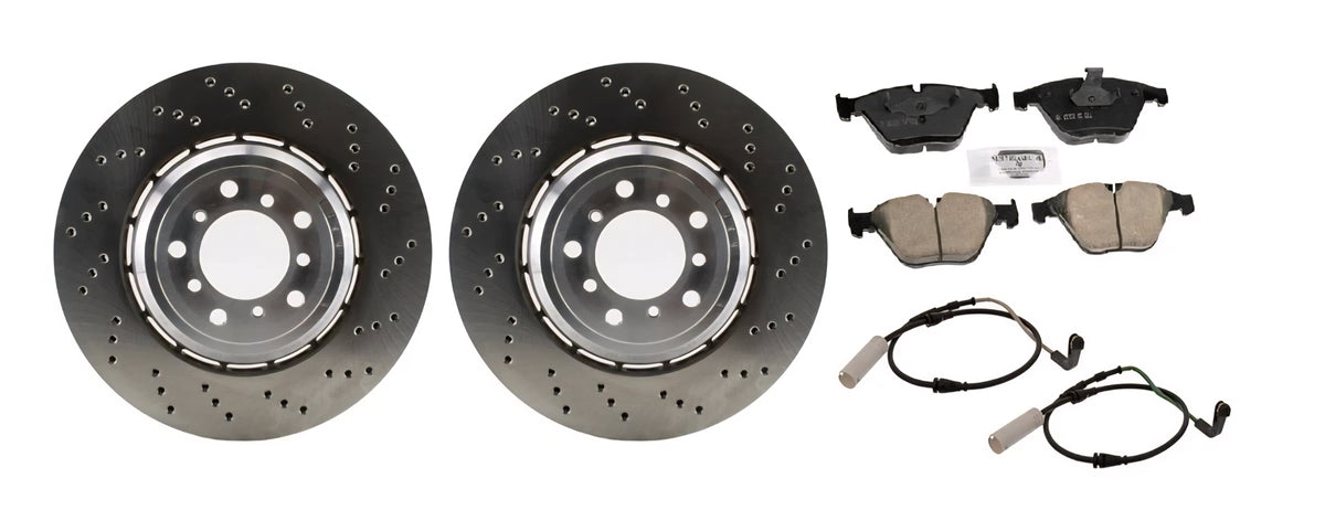 BMW E93 N55 Zimmermann Brake Rotors and Akebono Ceramic Pads