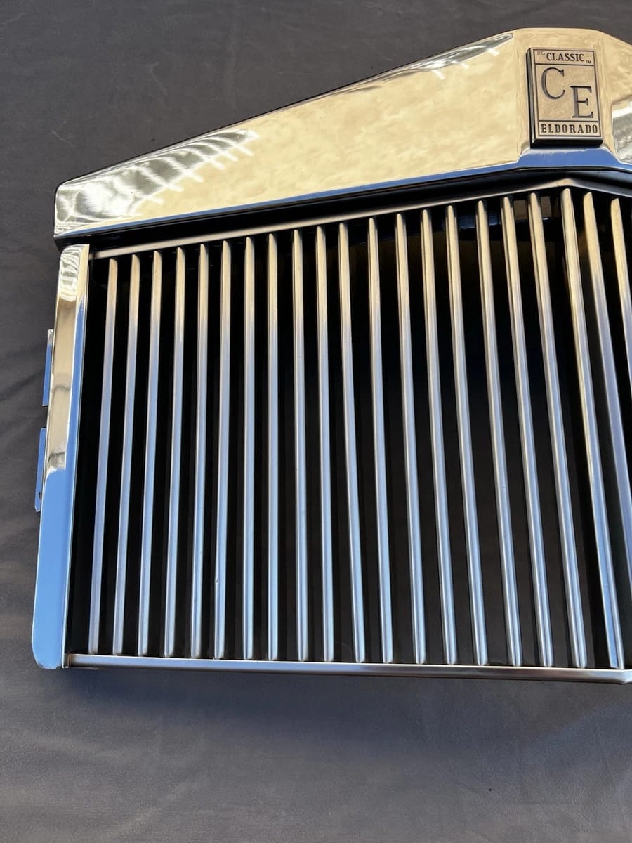 1979 to 1985 Cadillac Eldorado Vertical Castle Chrome Grille Custom Classic