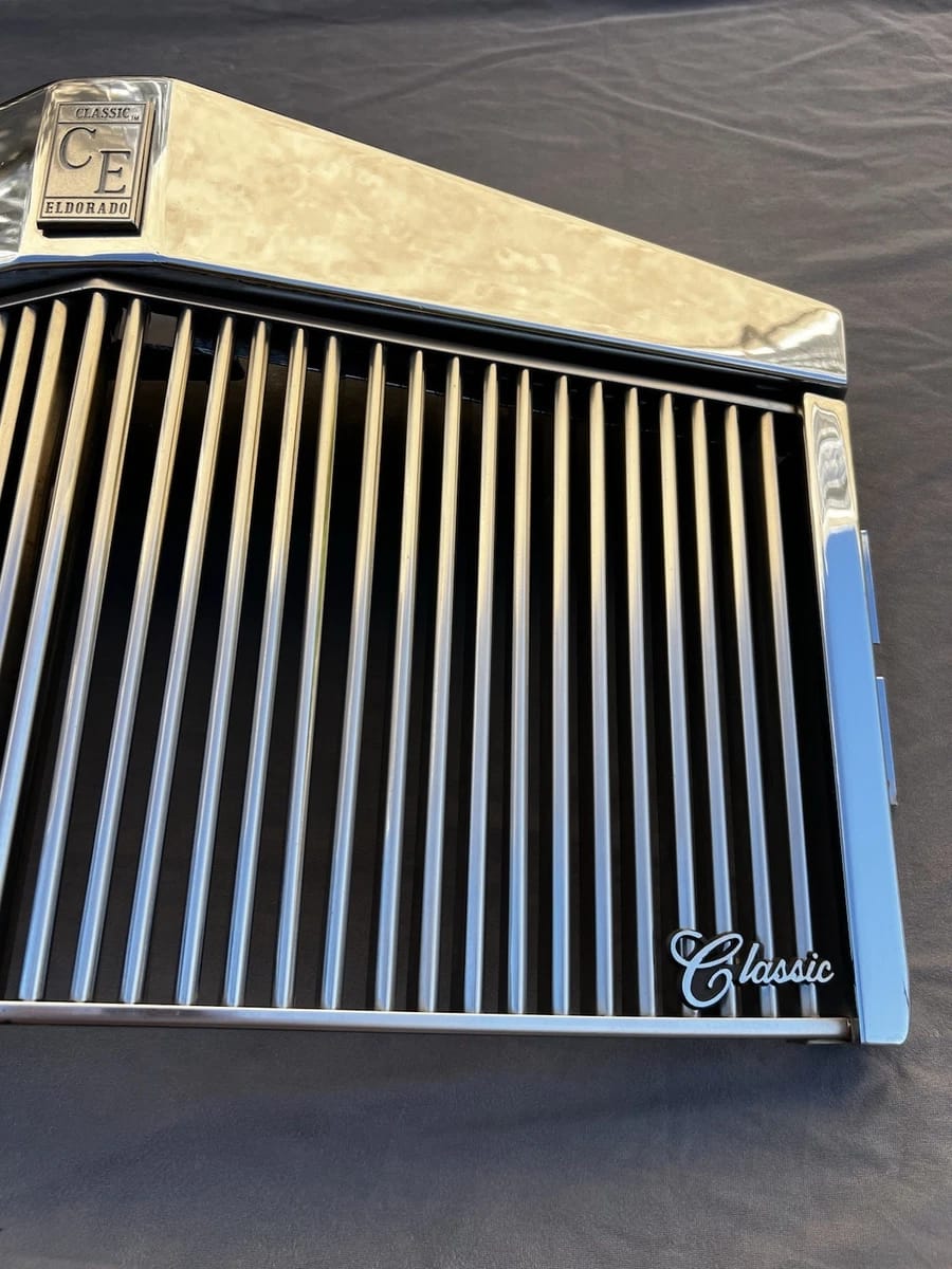 1979 to 1985 Cadillac Eldorado Vertical Castle Chrome Grille Custom Classic
