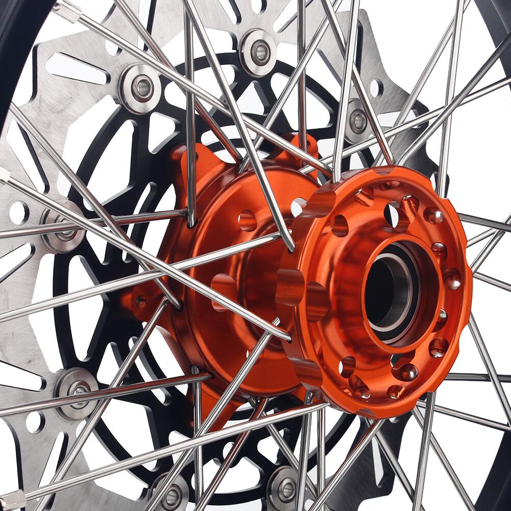 17" Supermoto Wheels & Brake Disc Kit for KTM EXC 300 (2019) – Complete Set
