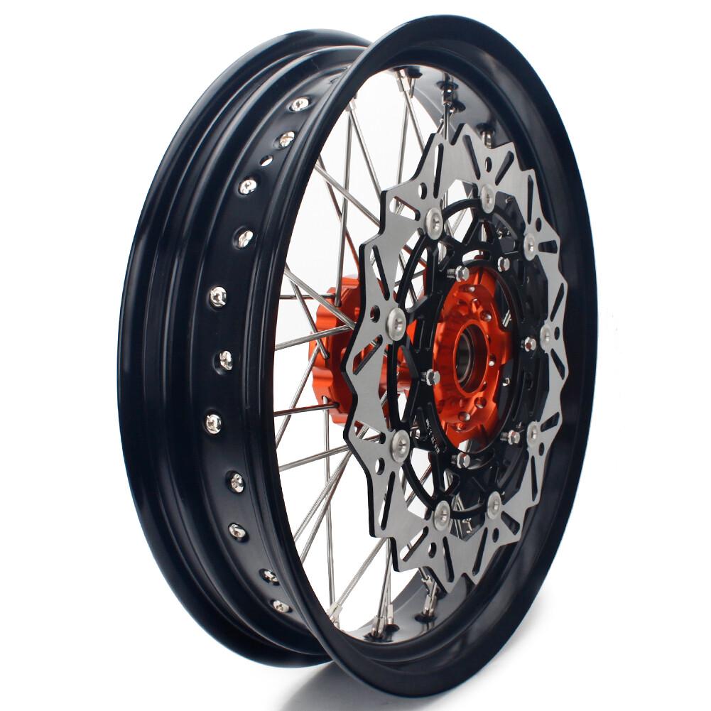 17" Supermoto Wheels & Brake Disc Kit for KTM EXC 300 (2019) – Complete Set